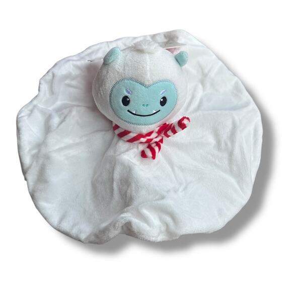 Merry & Bright Abominable Snowman Dog Toy Crinkle Plush White Winter Monster - Picture 3 of 5